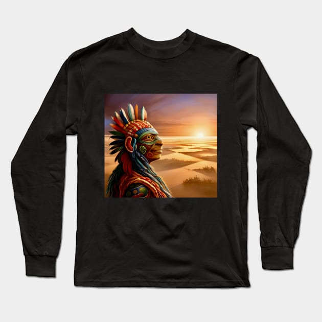 Nazca Alien Peru Long Sleeve T-Shirt by TshirtLABS